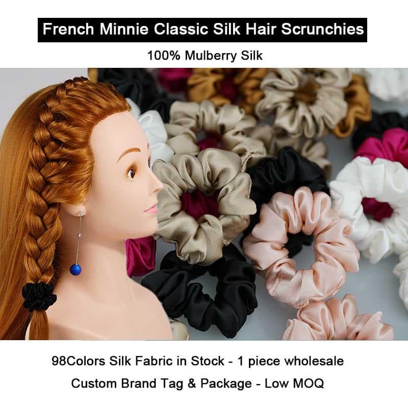 Silk Scrunchies French Minnie Classic-SilkHome - Offical