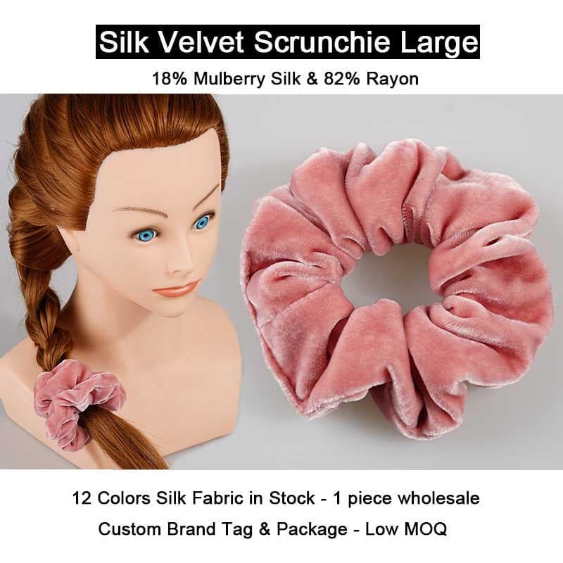Silk Velvet Scrunchie Large-SilkHome - Offical
