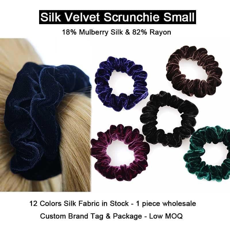 Silk Velvet Scrunchie Small-SilkHome - Offical